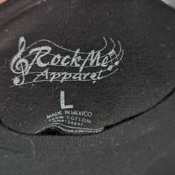 Rock me Apparel falling in reverse I'm not a vampire revamped mens Tshirt size L - Picture 3 of 3